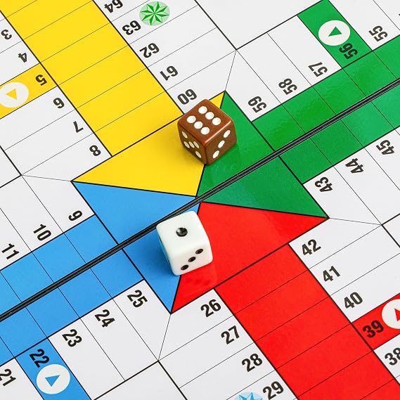 Ludo Magnetic Folding Travel Board Game Set - 9.75 Inches