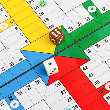 Ludo Magnetic Folding Travel Board Game Set - 9.75 Inches