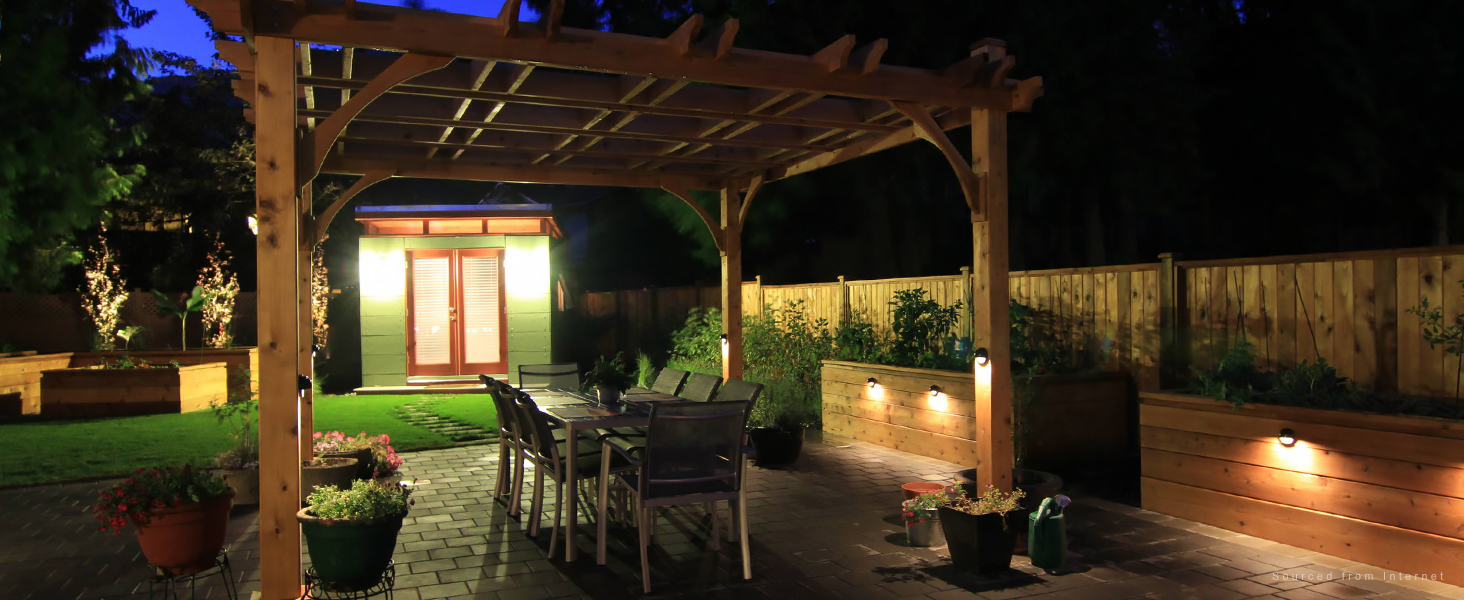 LEONLITE 3CCT LED Low Voltage Deck Lights, 180LM 3.74inch