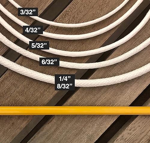 Miniatura 6 de Cordón de soldadura para tapicería de tejido de 432", cable enrollado, semifirme - 75 yardas