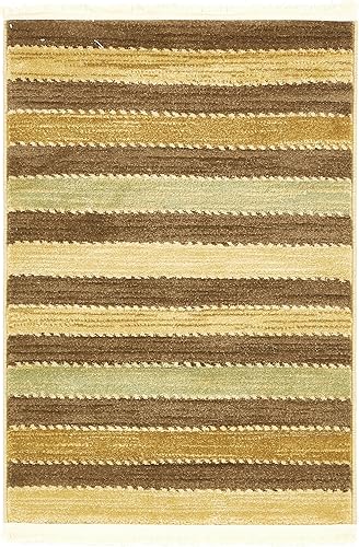 Miniatura 10 de Unique Loom Fars Collection - Alfombra de área - Monterey (8 x 10 pies, rectangular, marrón y crema)