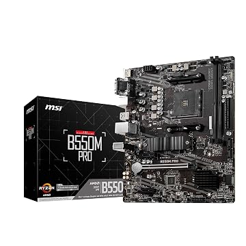 MSI Placa-mãe PRO B550M-P AM4 Micro-ATX