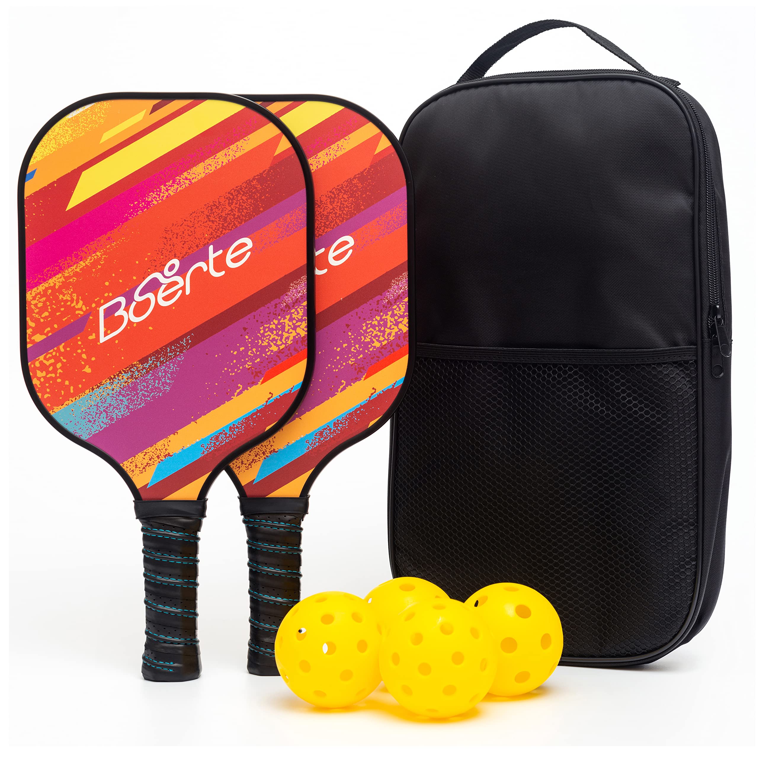 Buy Boerte Pickleball Paddles Set, Graphite Pickleball Paddle Set of 2