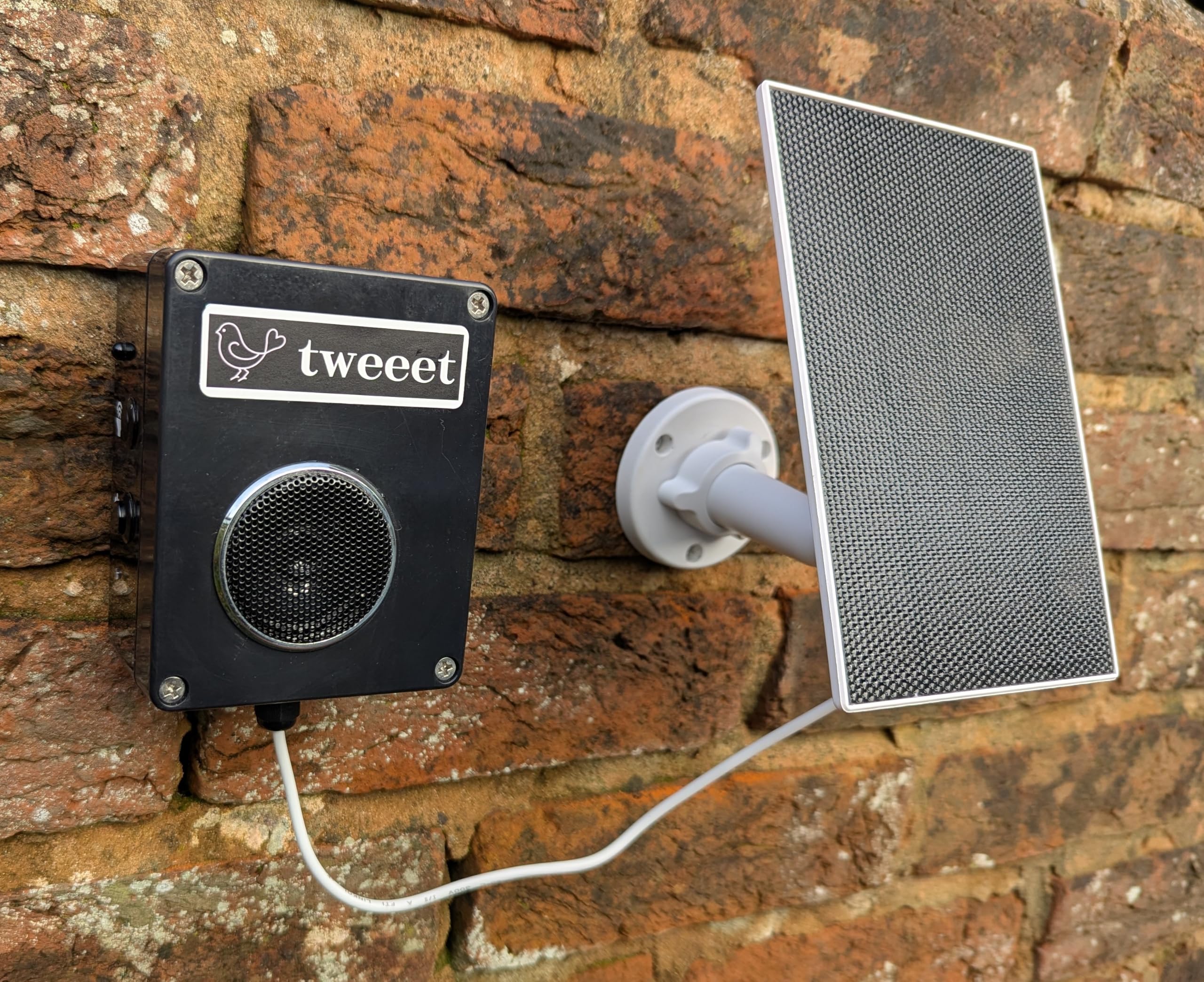 QTIME Swift Caller Solar Powered. Attracts Birds to Your Swift Nestbox. Automated Electronic Caller for Swift Box.