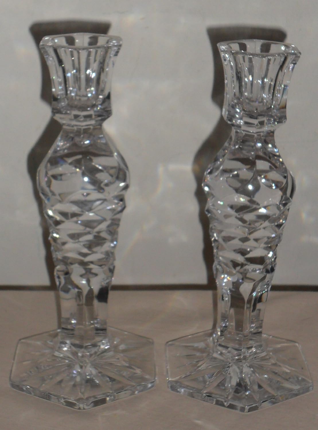 Cashs Stoneyford Crstyal Candlestick (Pair) Home & Kitchen