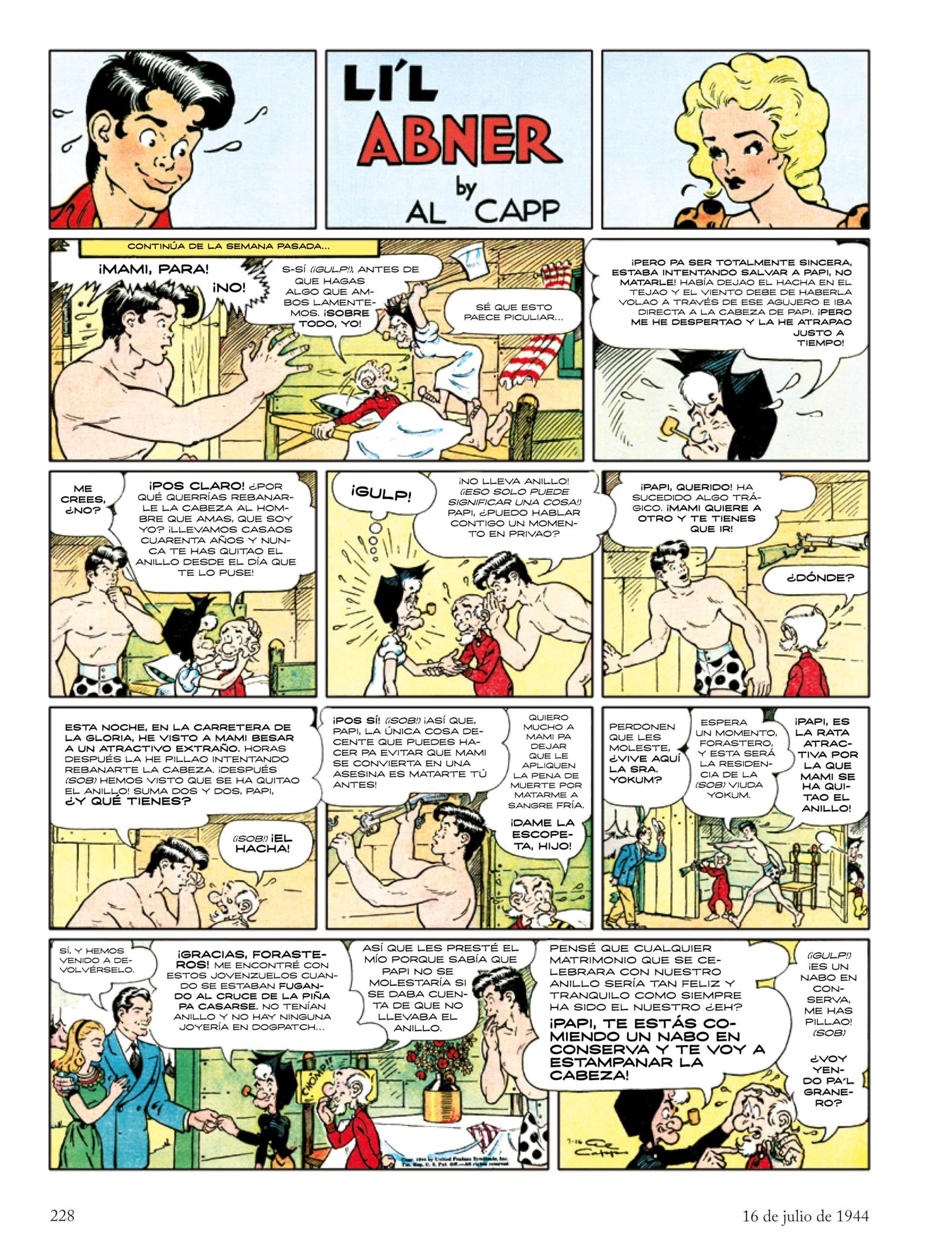 Lil Abner Volumen 5 (1943-1944) (COMICS Y NOVELAS GRAFICAS)
