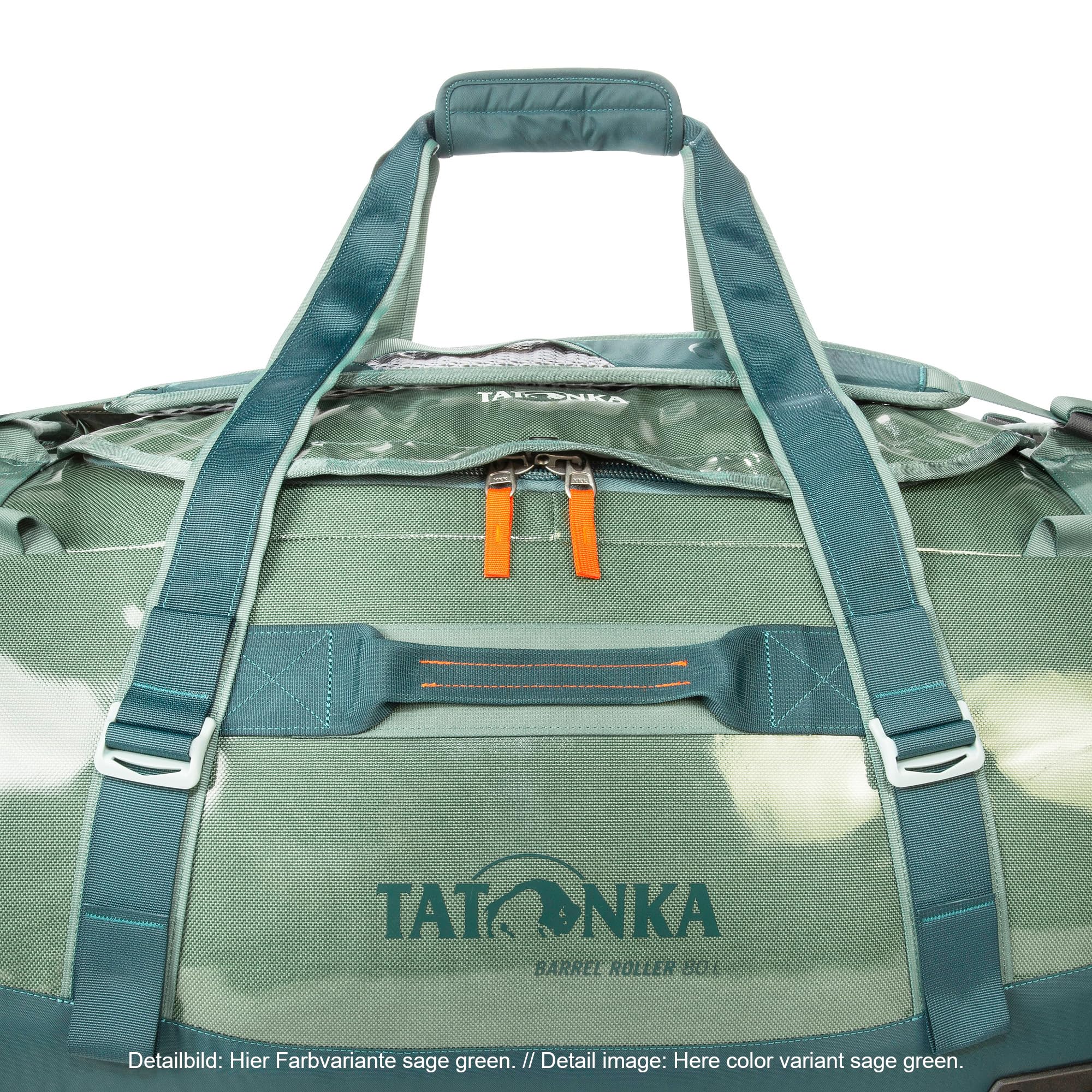 Tatonka Barrel Roller - Trolley mit Rucksackfunktion, abschließbarem Reißverschluss und Teleskop-Handgriff
