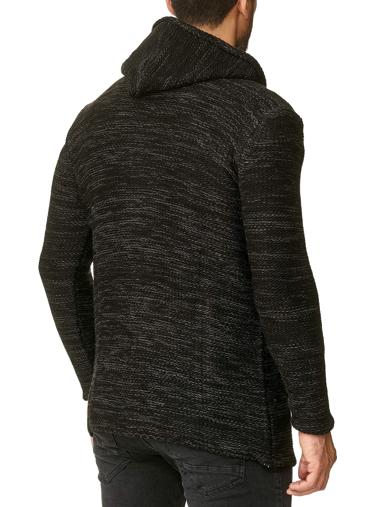 RED BRIDGE Hombres Cárdigan Sudadera con Capucha Invierno Chaqueta de Punto