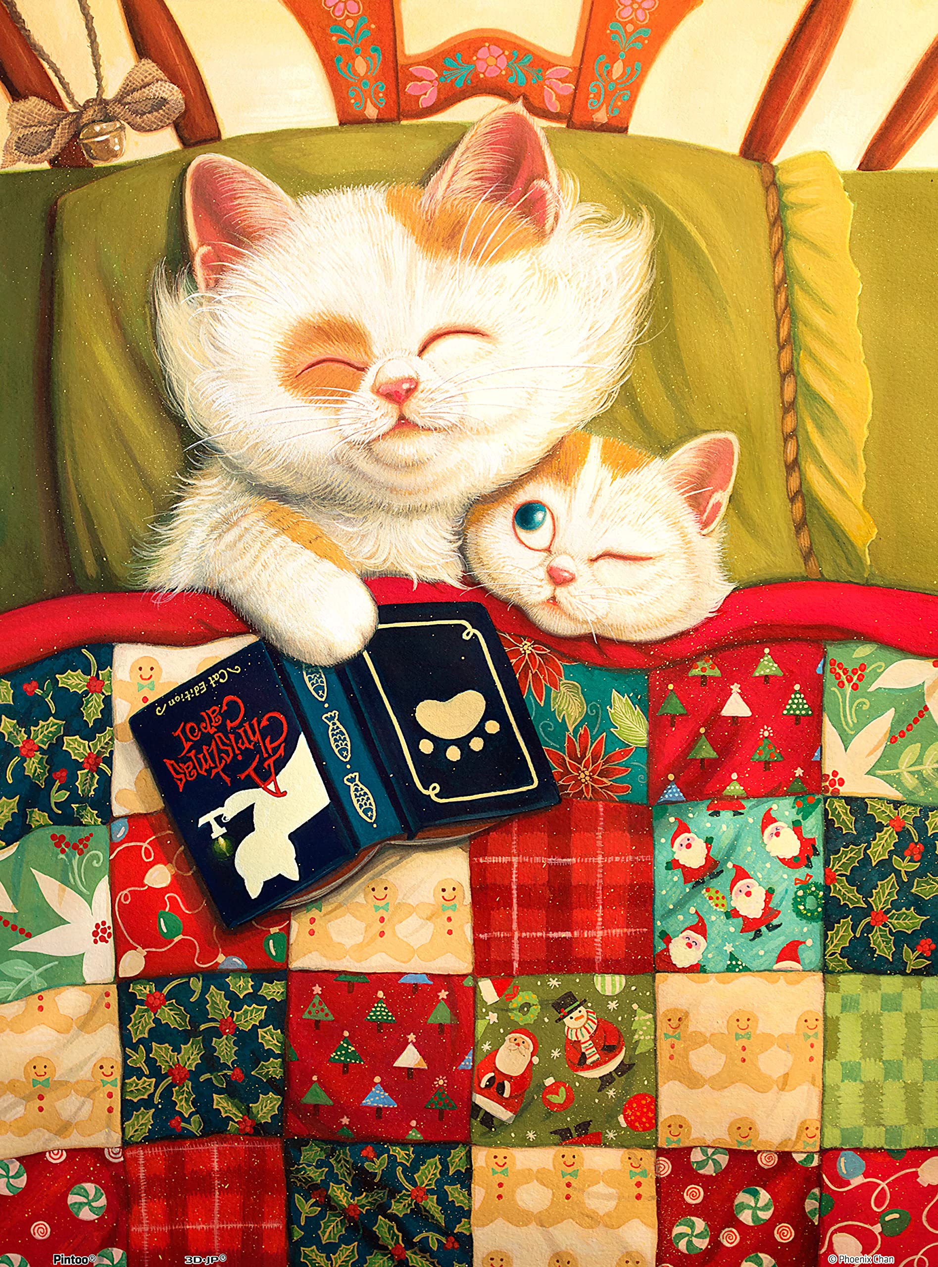 Pintoo H2083 300 Piece Plastic Jigsaw Puzzle [Phoenix Chan_Picture Book Before Night] (9.4 x 12.2 inches (24 x 31 cm)), Difficult for Adults, No Fragments