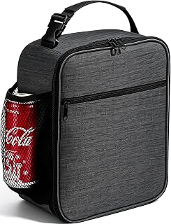 ZM-YOUTOO Lunch Box for Men - Reusable Lunch Bag Men Adult Women- Insulated Small LunchBox (Depth Gray)