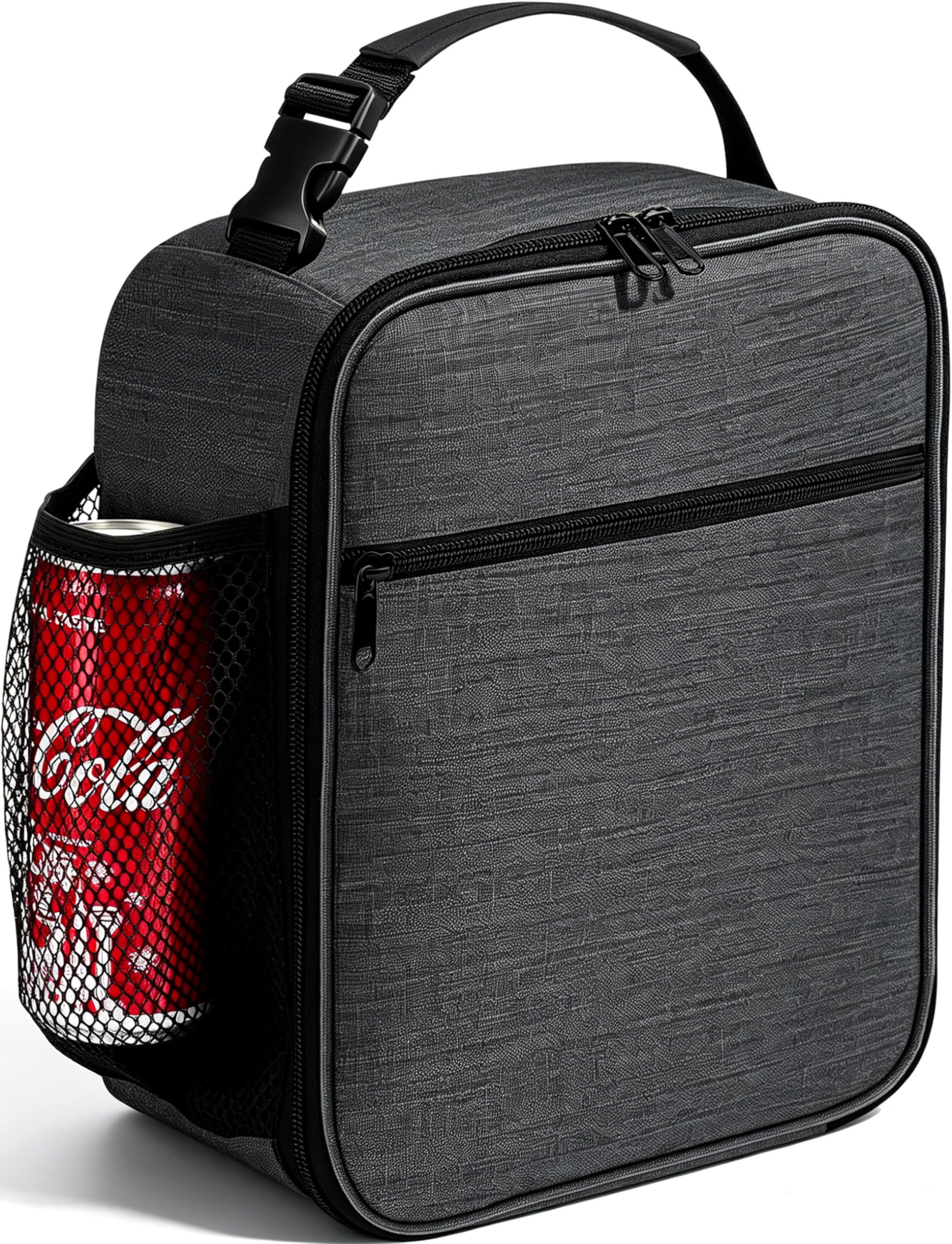 ZM-YOUTOO Lunch Box for Men - Reusable Lunch Bag Men Adult Women- Insulated Small LunchBox (Depth Gray)