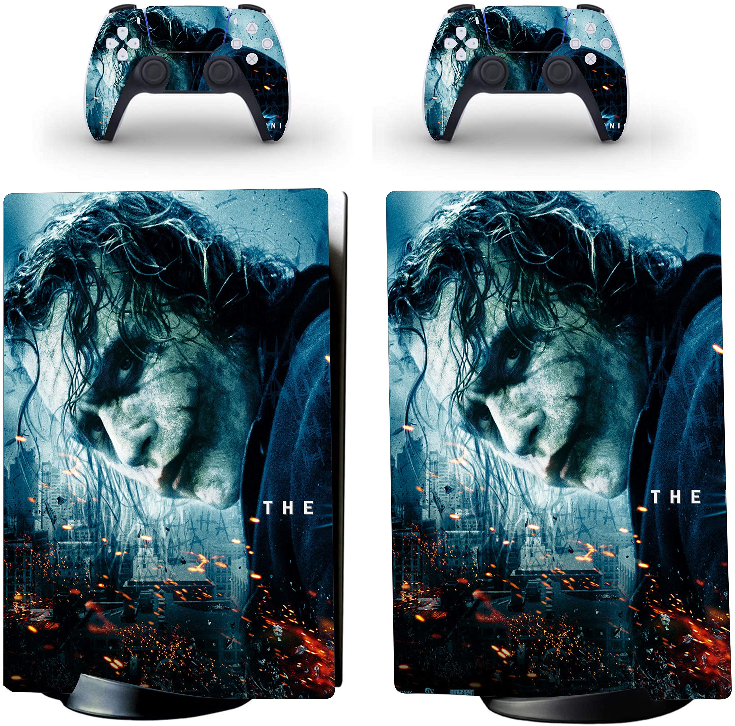 ELTON PS5 Skin Protective Wrap Cover Vinyl Sticker Decals for PlayStation 5 Disk Version Console and Two Dual Sense 5 Sticker Skins Black PS5 Skin Console and Controller design210 [video game] (B08ZKPVD1J) Amazon Price History, Amazon Price Tracker