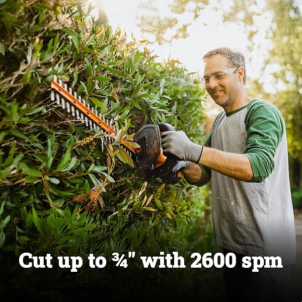 WORX 22" Cordless Hedge Trimmer 3