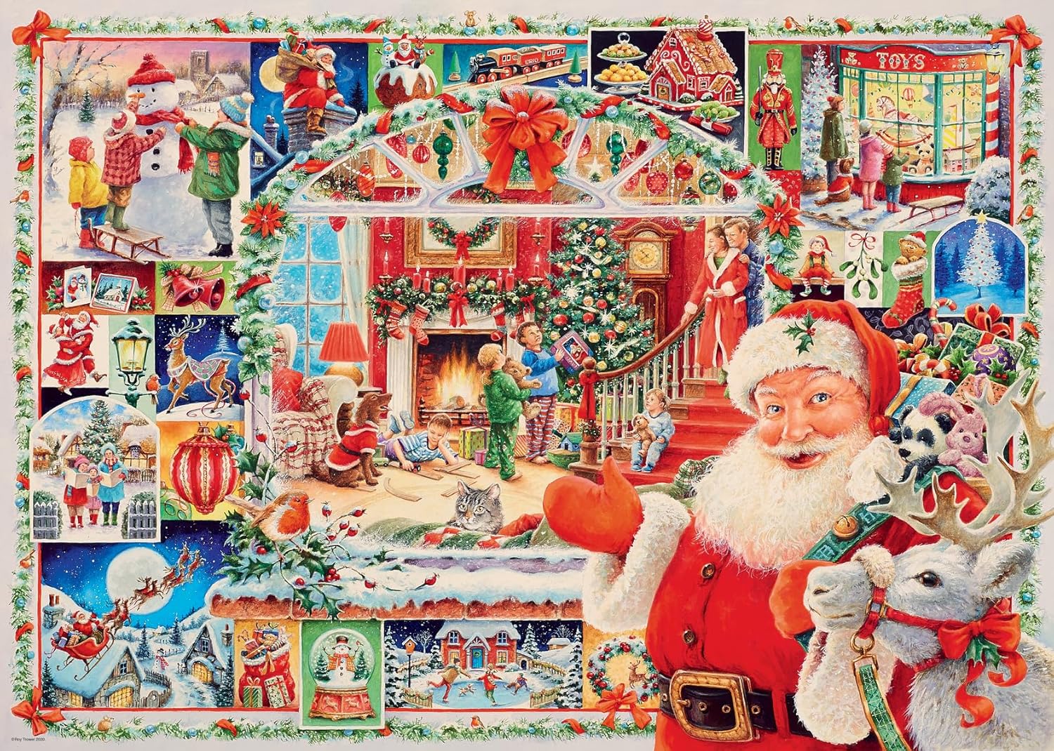 Ravensburger 16511 Christmas is Coming! 1000 Piece Piece Jigsaw Puzzle for Adults – Every Piece is Unique, Softclick Technology Means Pieces Fit Together Perfectly