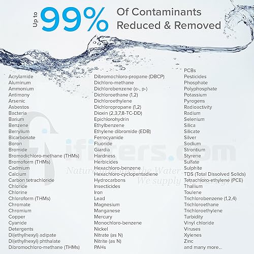 Miniatura 3 de Sistema de filtro de agua potable de ósmosis inversa de alta calidad, ultra seguro, 5 etapas, 50 GPD y grifo, construido en EE. UU
