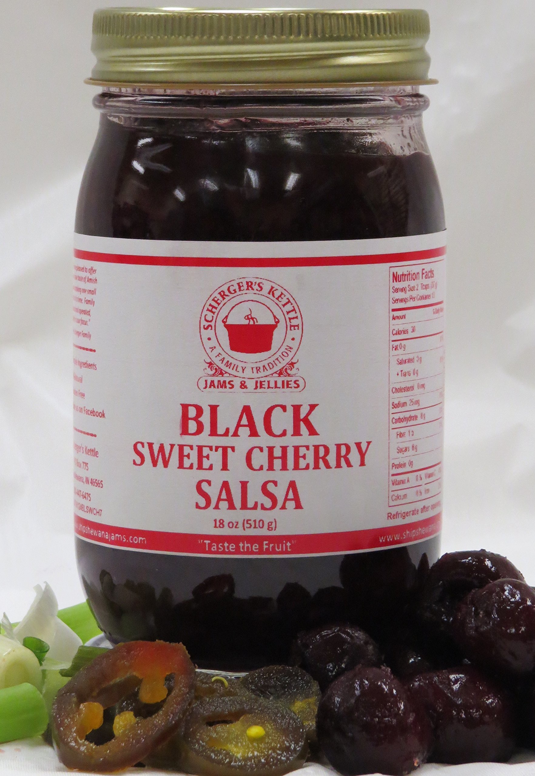 Black Sweet Cherry Salsa, 18 oz