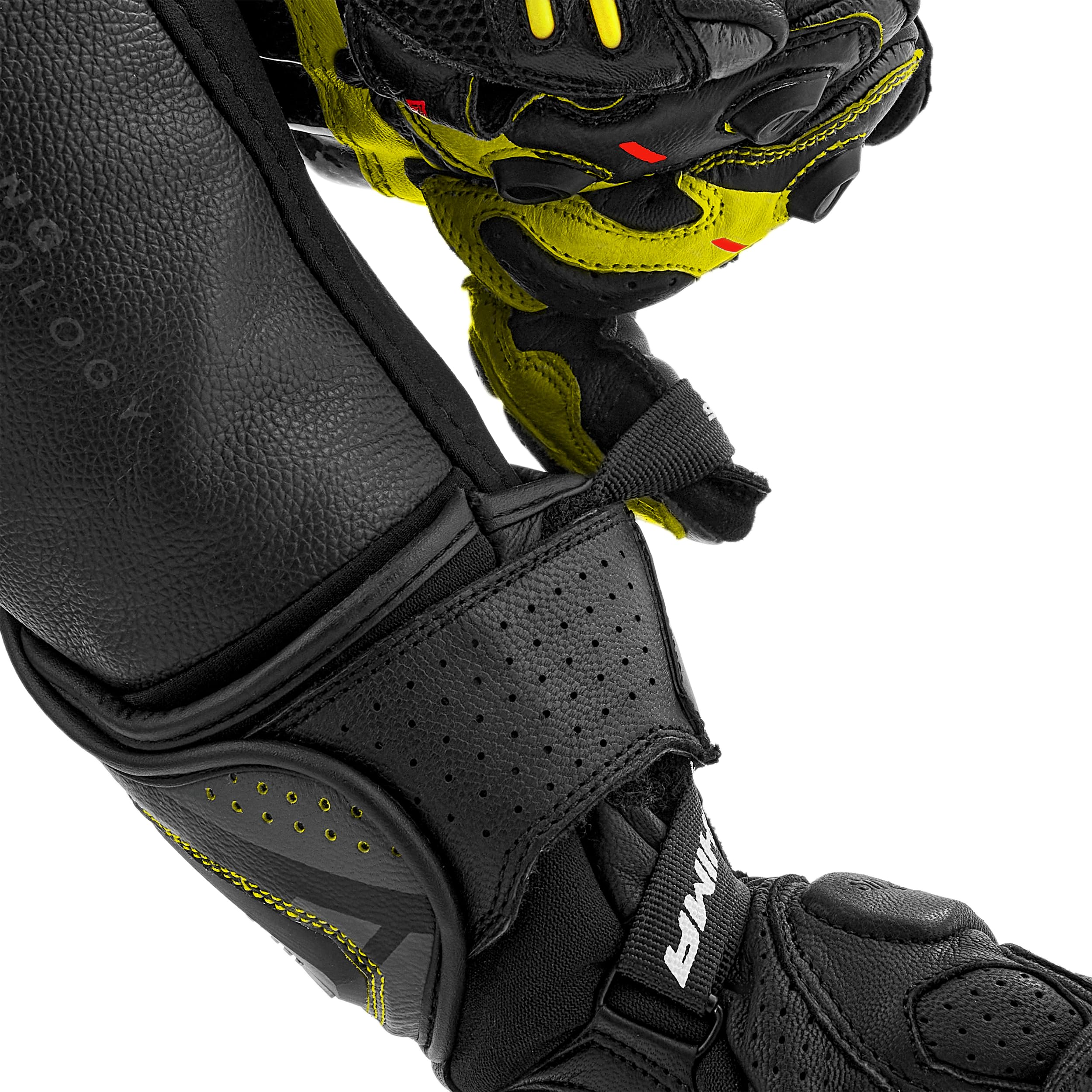 SHIMA RS-3 Guantes Moto Mujer Cuero Homologados Largo Verano Motos Guante Ventilado Certificatos Con Protección Motorista Racing Protecciones Ventilación Verão (Femenino, Negro, XS)