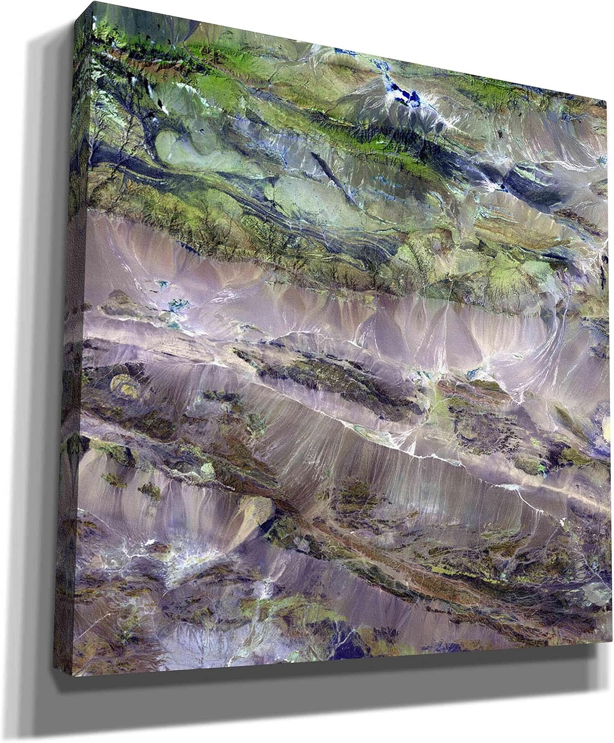 Epic Graffiti 'Earth As Art: Edrengiyn Nuruu' Canvas Wall Art, 12" x 12"
