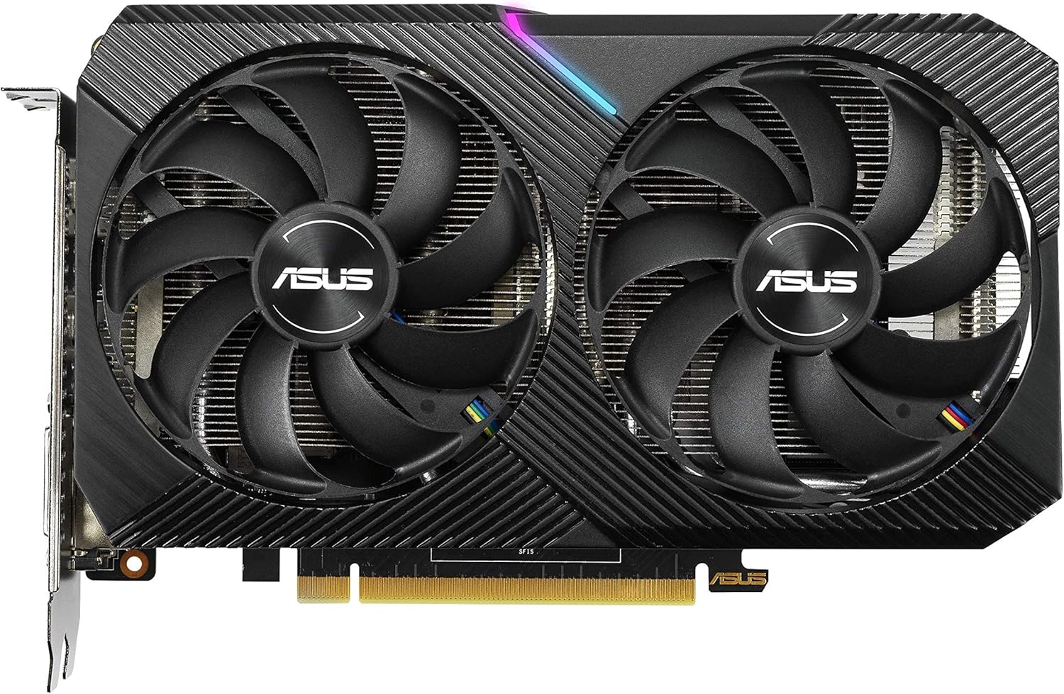 ASUS Dual NVIDIA GeForce RTX 2070 Mini OC Edition Gaming Graphics Card (PCIe 3.0, 8GB GDDR6 Memory, HDMI, DisplayPort, DVI-D, for Intel NUC 9 Extreme Kit and Small Chassis.