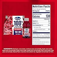 Vista 8 de Ocean Spray® Mezcla de jugo de arándano 100%, 10 onzas líquidas, 6 unidades (paquete de 1)