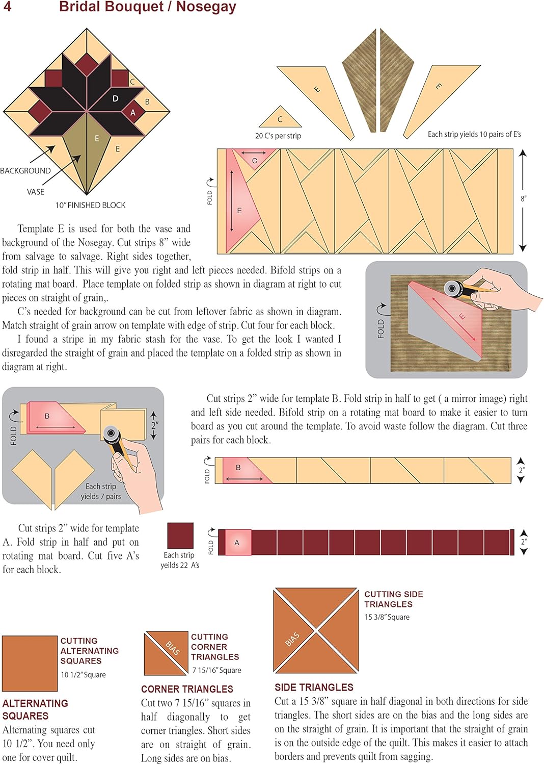 Bridal Bouquet/Nosegay Templates by Sharlene Jorgenson