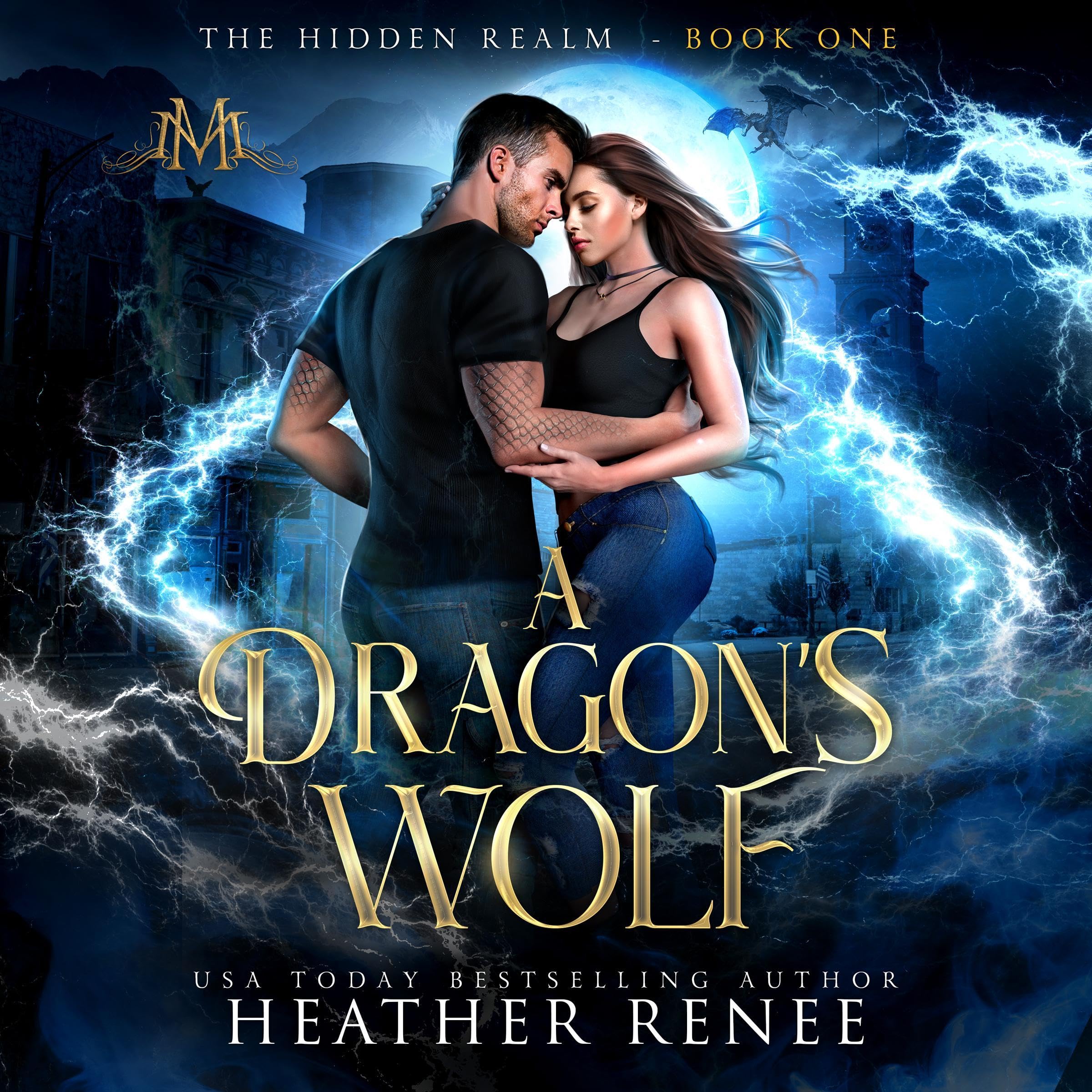 Cover art for A Dragon's Wolf