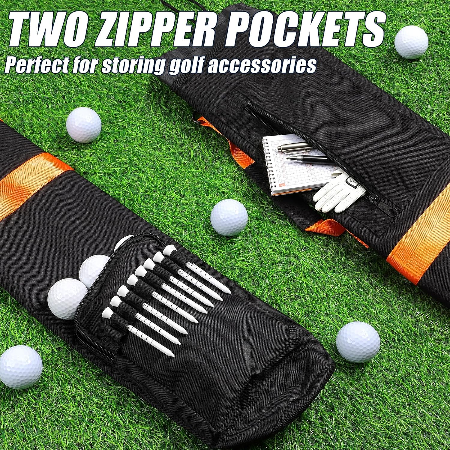 TOBWOLF Lightweight Golf Bags for Men, Golf Carry Bag for Driving Range & Par 3(Carry 3-6 Clubs), 900D Durable Practice & Travel Golf Club Bag with Cushioned Shoulder Strap for Beginners