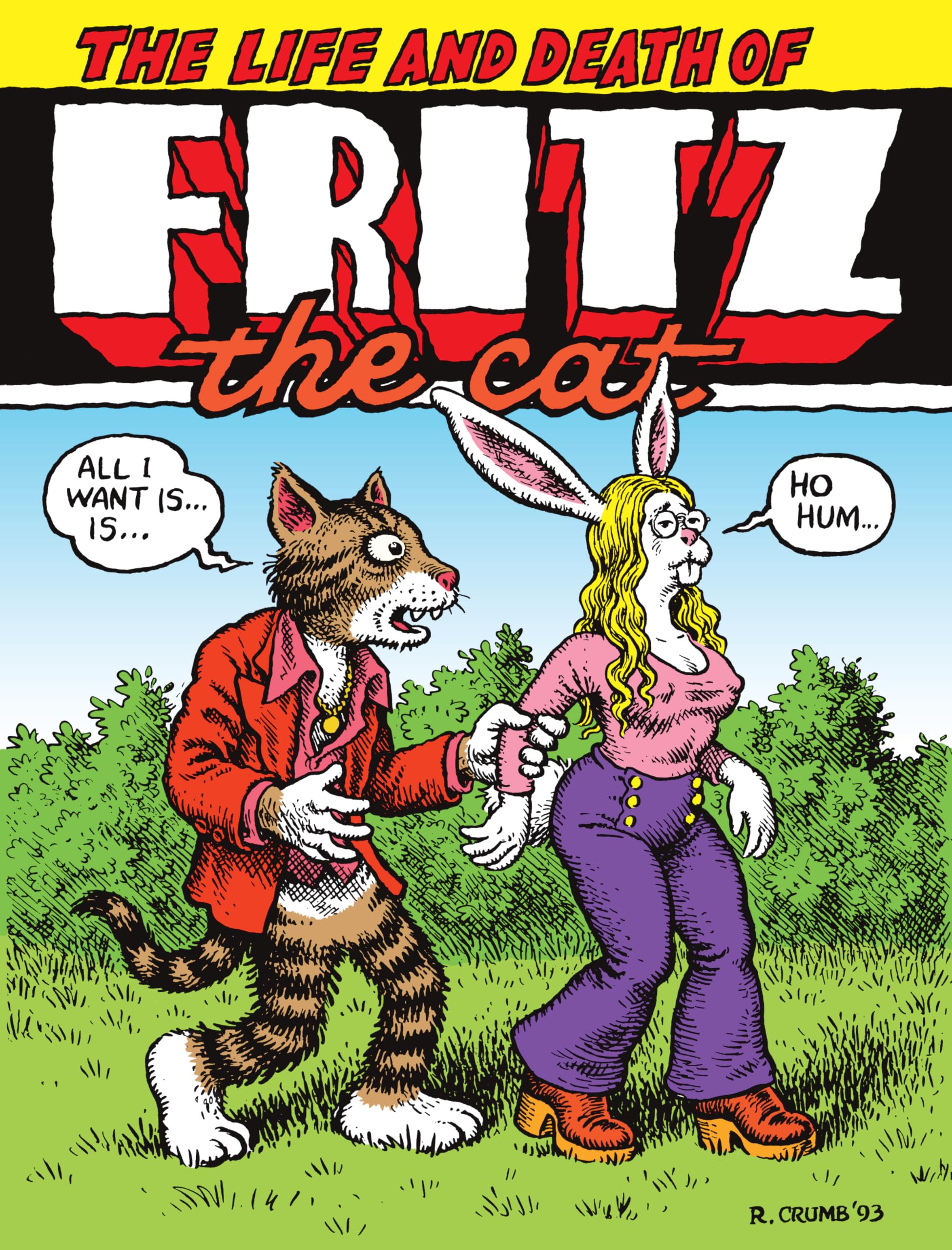 The Life and Death of Fritz the Cat by R. Crumb PAPERBACK 9798875001383