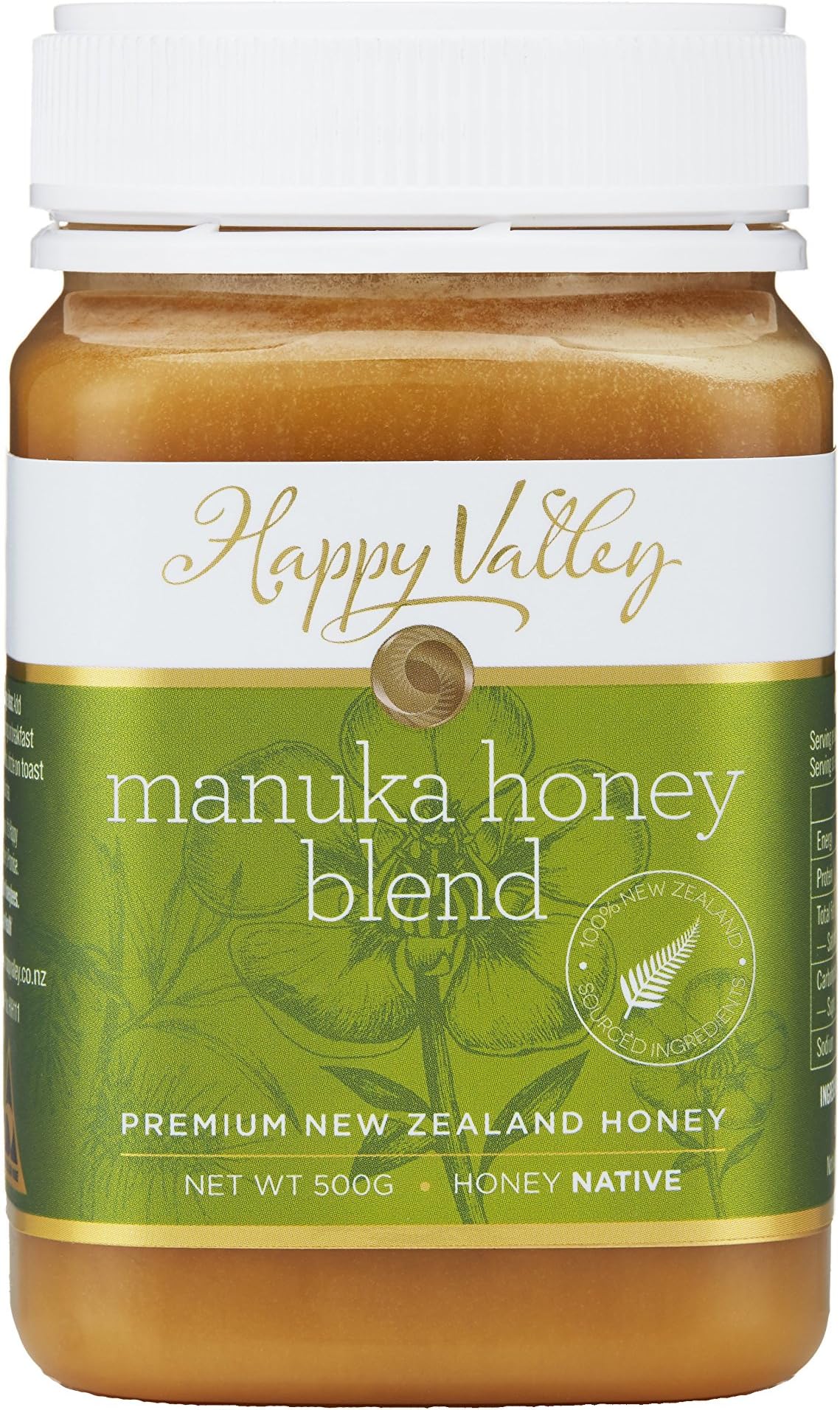 Happy Valley Manuka Blend Honey, 500g (17.6oz)