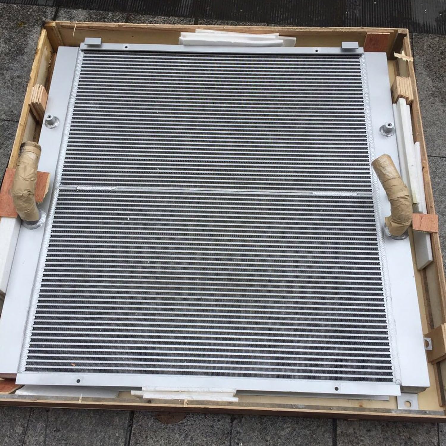 Holdwell Hydraulic Oil Cooler for Caterpillar E330B Excavator, Oil