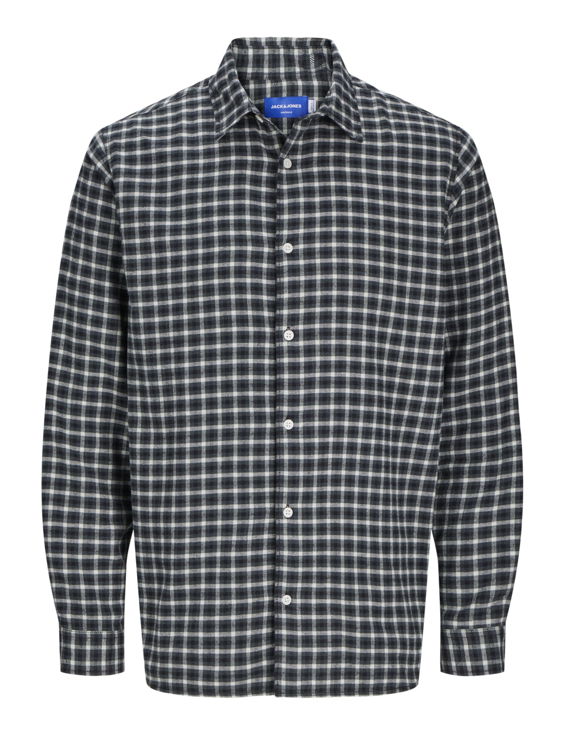 JACK & JONES Jorjoshua Flannel Check Shirt LS, Forest Night, M