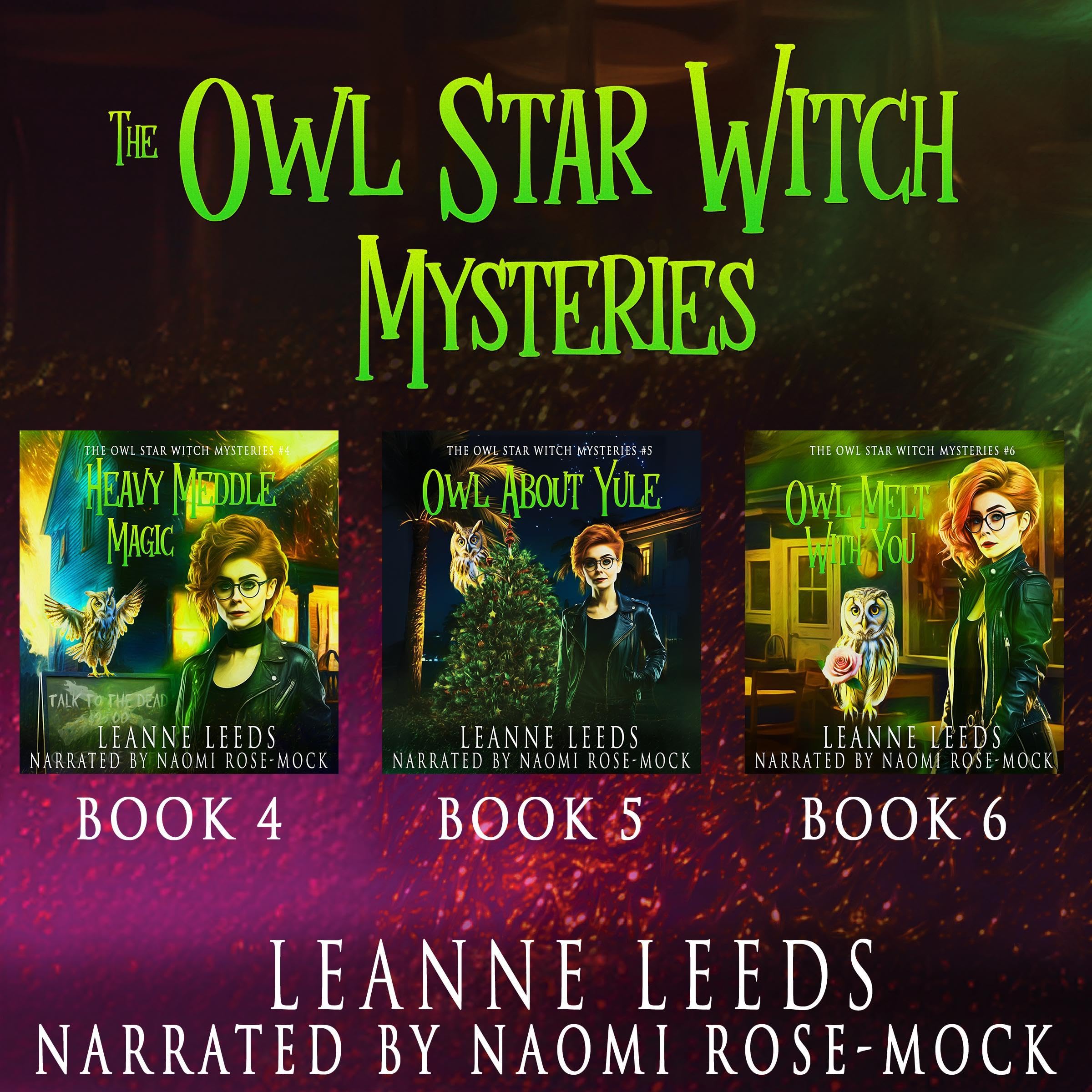 Cover art for Owl Star Witch Mysteries Boxed Set: Books 4, 5, and 6