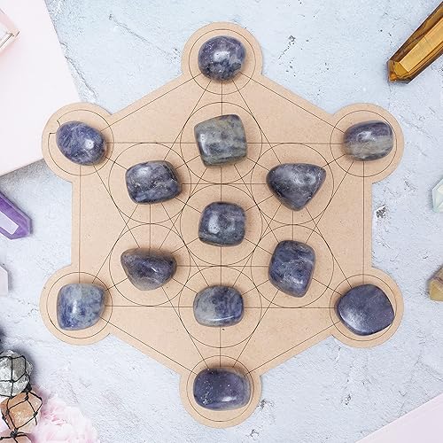 Miniatura 6 de Iolite - Piedras pulidas y cristales a granel  Colección Rock  Relleno de jarrón  Cristales curativos Reiki  Regalos de piedras preciosas  Buena