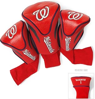 Team Golf MLB Adult-Unisex 3 Pack Contour Head Covers