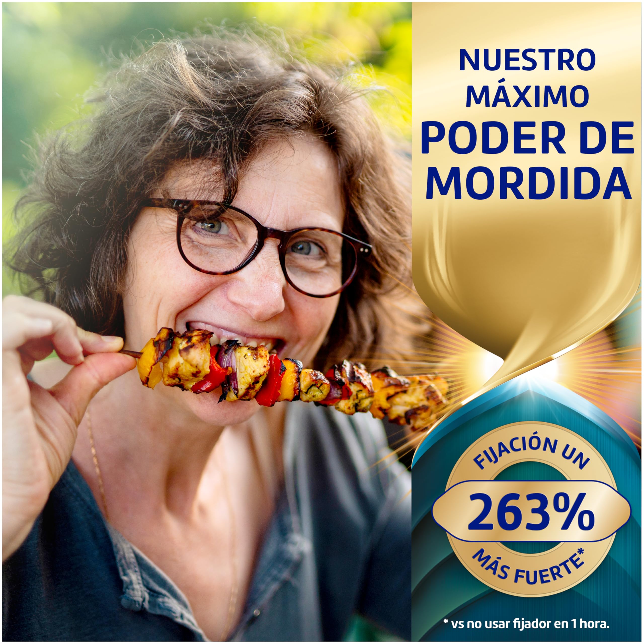 Corega Supreme Todo en 1, Crema Fijadora Para Prótesis Dentales, Con la Mejor Tecnología de Poder de Mordida de Corega, Fijación Fuerte, Sellado, Comodidad, Sin Sabor, Pack de 2 x 70 g