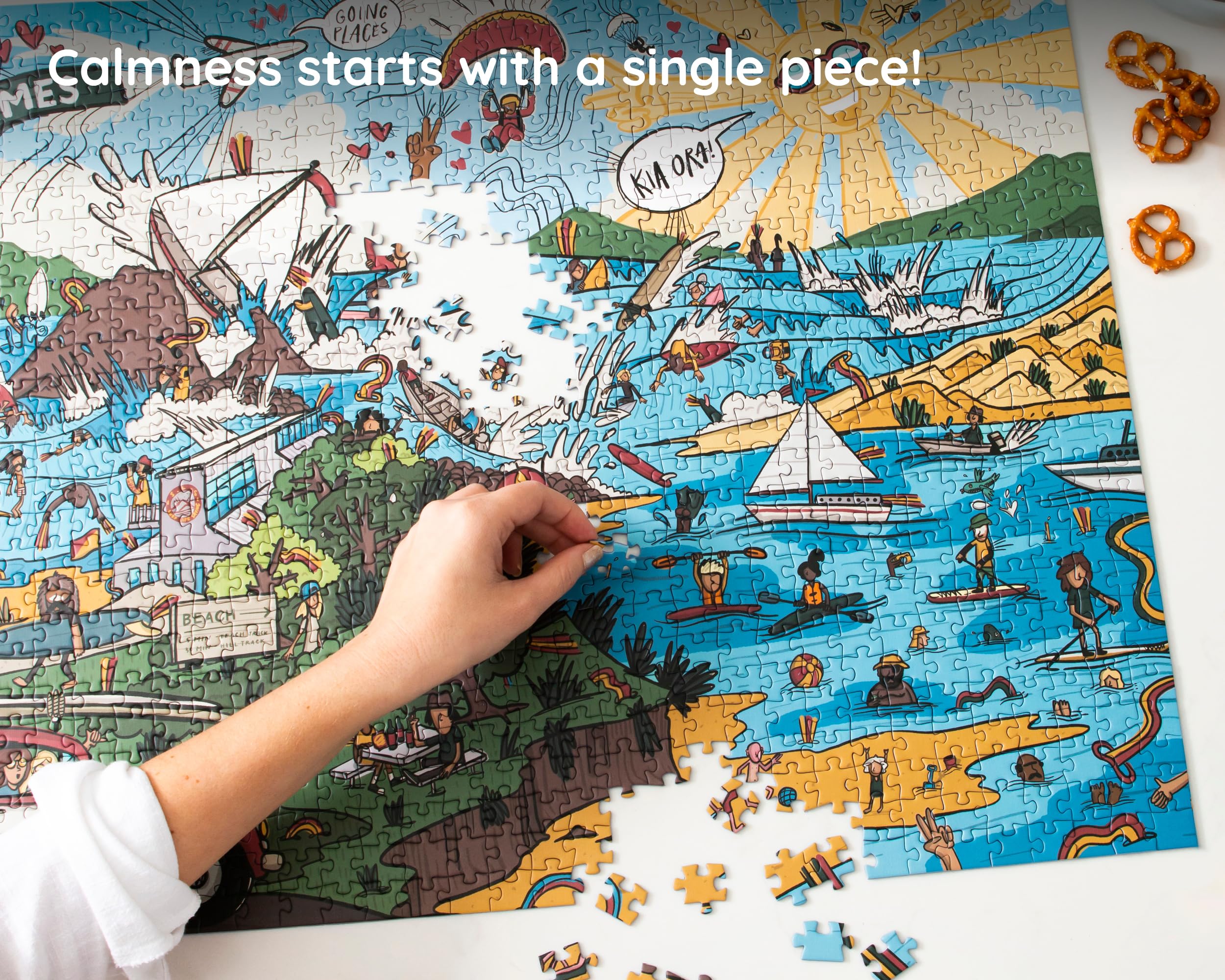 PieceHouse Jigsaw Puzzle for Adults 1000 Pieces, 1000 pieces, 27.5 x 19.7 inches (75 x 52 cm) - Image 4