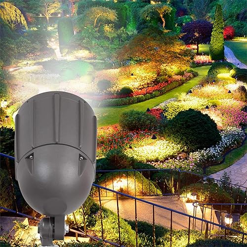 Miniatura 5 de Luz de inundación LED de 40 vatios para iluminación de paisaje al aire libre de 120 voltios, 4800 lm, bronce, igual a 200 W MH, luz de asta de