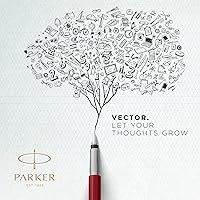 Vista 3 de Parker Fuente Vector, Pluma de acero inoxidable, multicolor