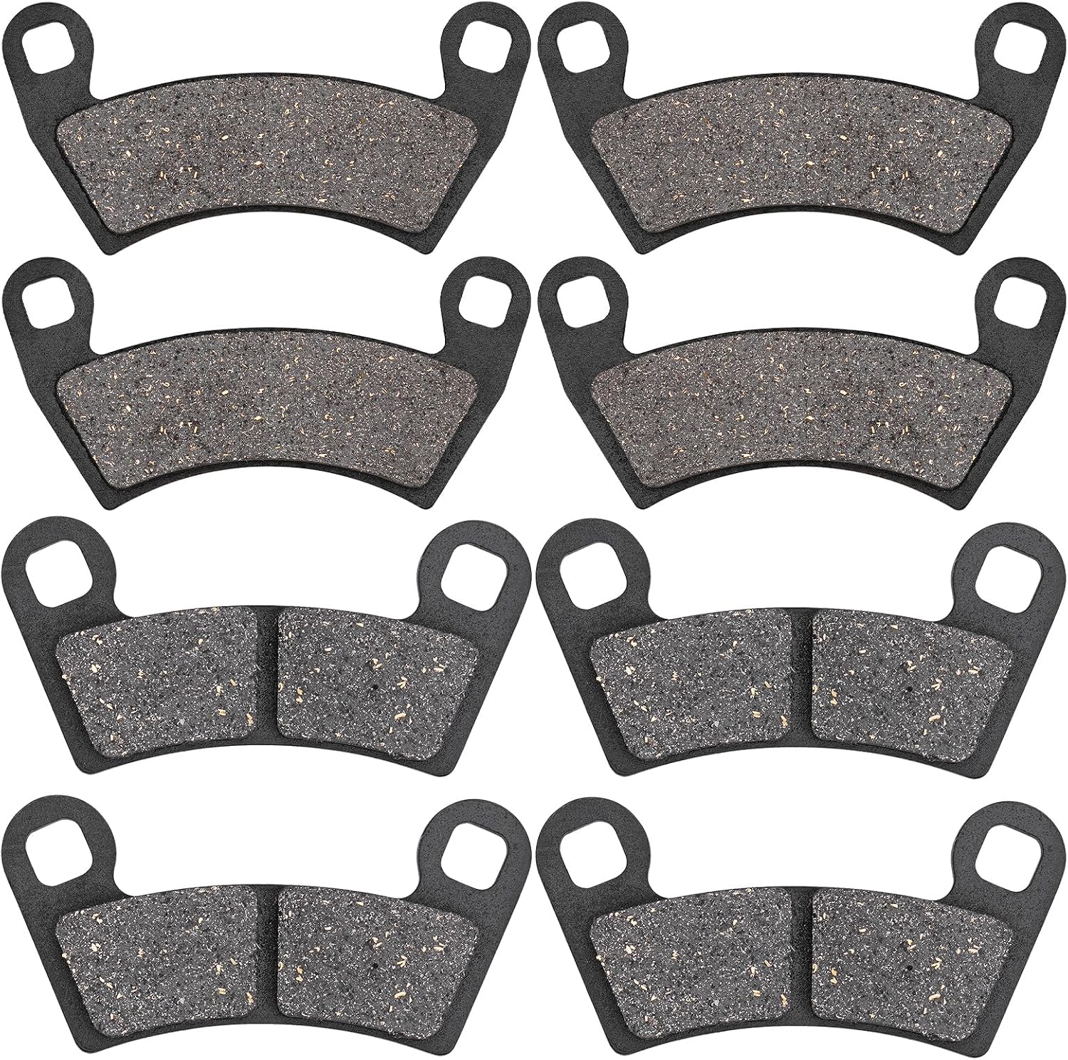 Front Rear Brake Pads for Ranger XP 1000 2018-2023,Polaris General 1000 2016-2020, Crew XP 1000 2019-2020,Ranger Crew 570 RZR S4 1000 RZR 4 900（4 Pack）
