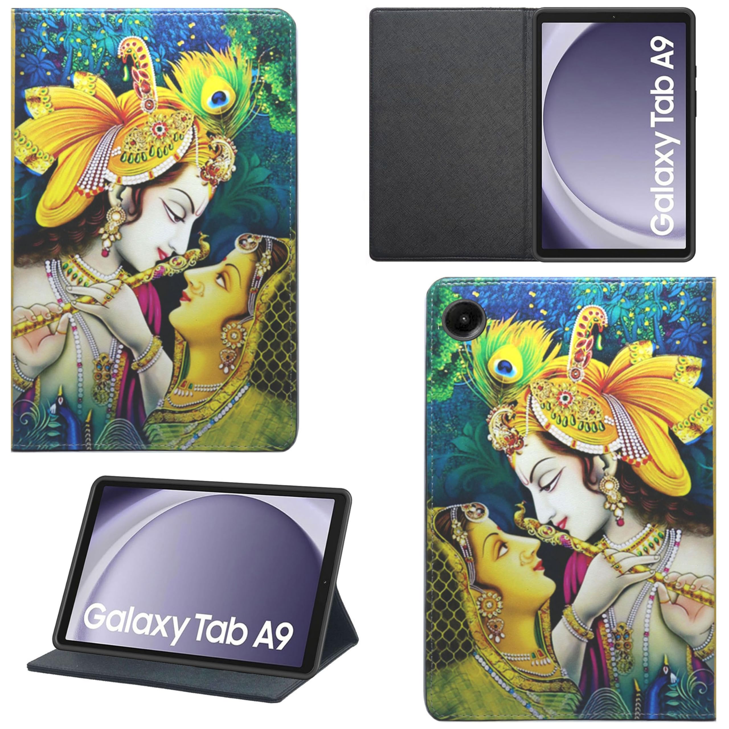 Zaoma Printed Flip Flap Case Cover Compatible for Samsung Galaxy Tab A9 8.7 inch Tablet Cover [SM-X110/X115/X117] (SAMA9_PRNRK) (B0CKYSTCQ2) Amazon Price History, Amazon Price Tracker