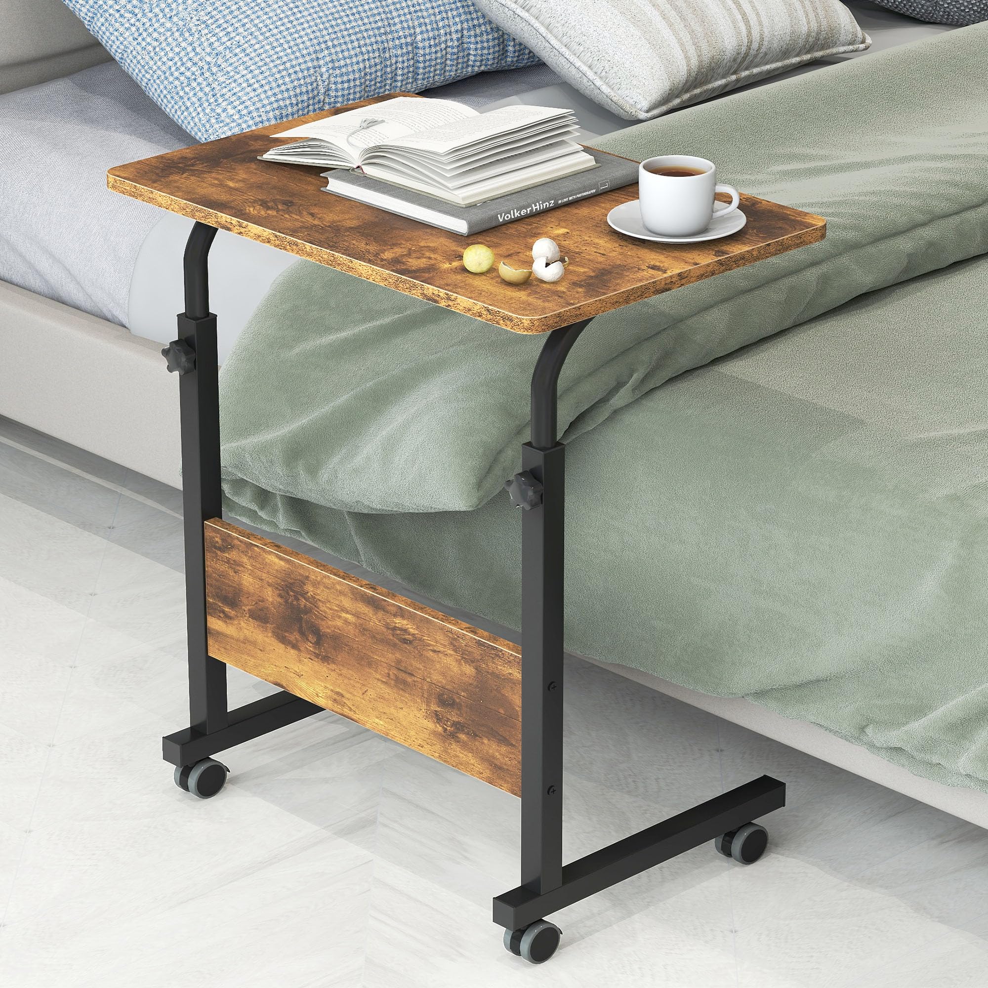 Snapklik.com : Soges 236inches Adjustable Mobile Computer Table ...