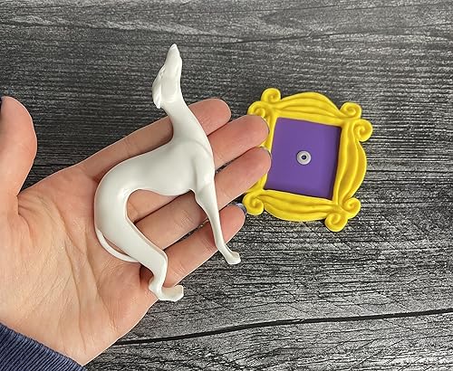 Miniatura 3 de Friends Show Magnet SetPat the DogFriends FrameFriends White GreyhoundPop Culture MagnetsTV Show Merchandise (Set of Both)