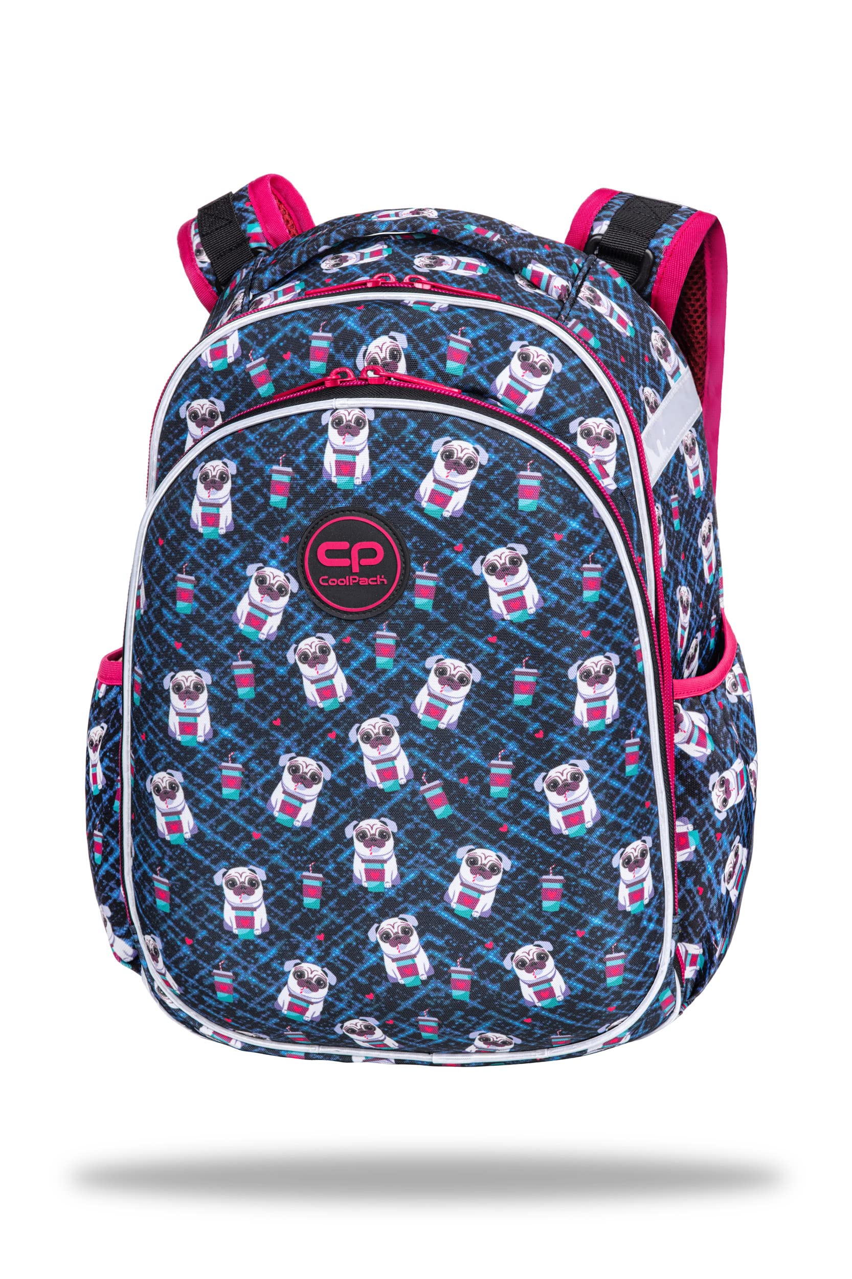 Sac à dos d'école CoolPack 25L étanche à motif chiens pour ordinateur 16 pouces