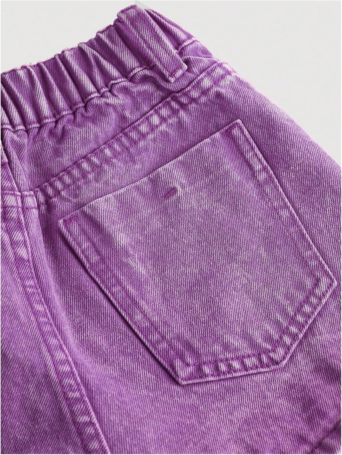 OYOANGLE Girl's Y2k High Waisted Wrap Denim Skorts Button Up Asymmetrical Jean Skirt Shorts