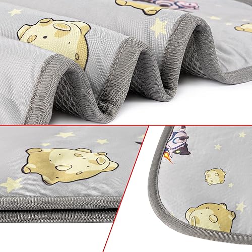 Miniatura 10 de NACOCO - Colchoneta refrescante para mascotas, para gatos, perros, cojín de verano, refrescante, cómoda, suave para mascotas y adultos