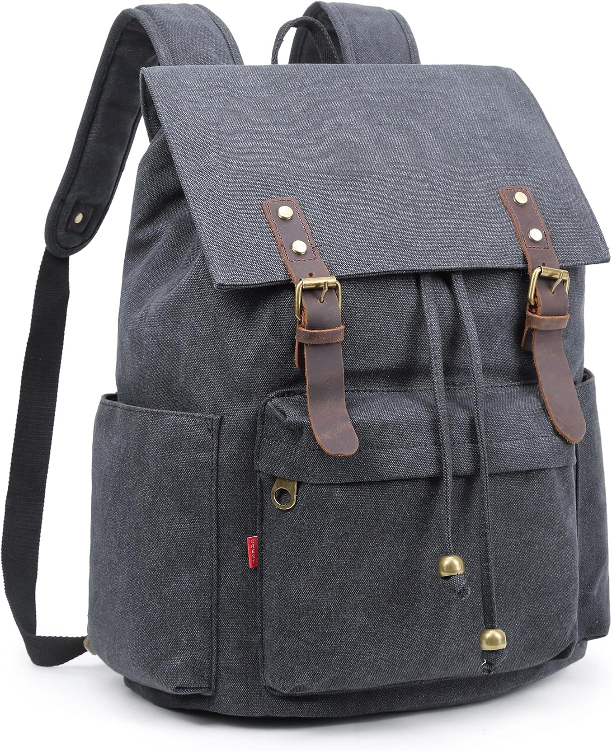 Crazy Deals Crest Design Vintage Canvas 16 inch Laptop Backpack School Bag Hiking Travel Rucksack 25L (Army Green) Super Big Clearance! Crest Design Vintage Canvas 16 inch Laptop Backpack School Bag Hiking Travel Rucksack 25L (Army Green)
