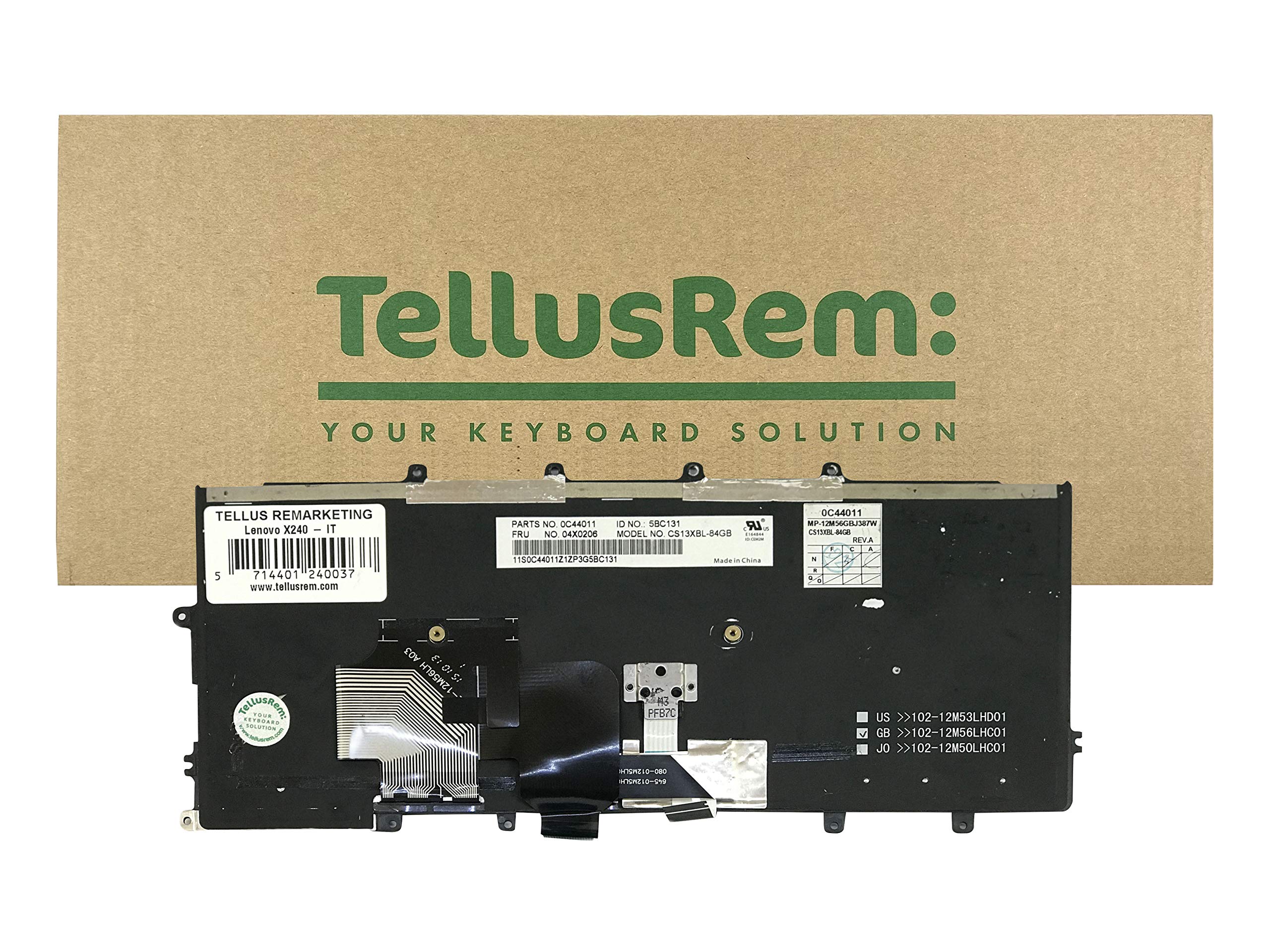 sostituzione della tastiera Italiano retroilluminata per Lenovo Thinkpad X230s X240 X240S X240I X250 X260 X270