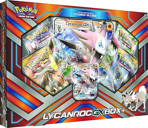Juego de naipes Lycanroc GX Pokemon TCG de Pokemon