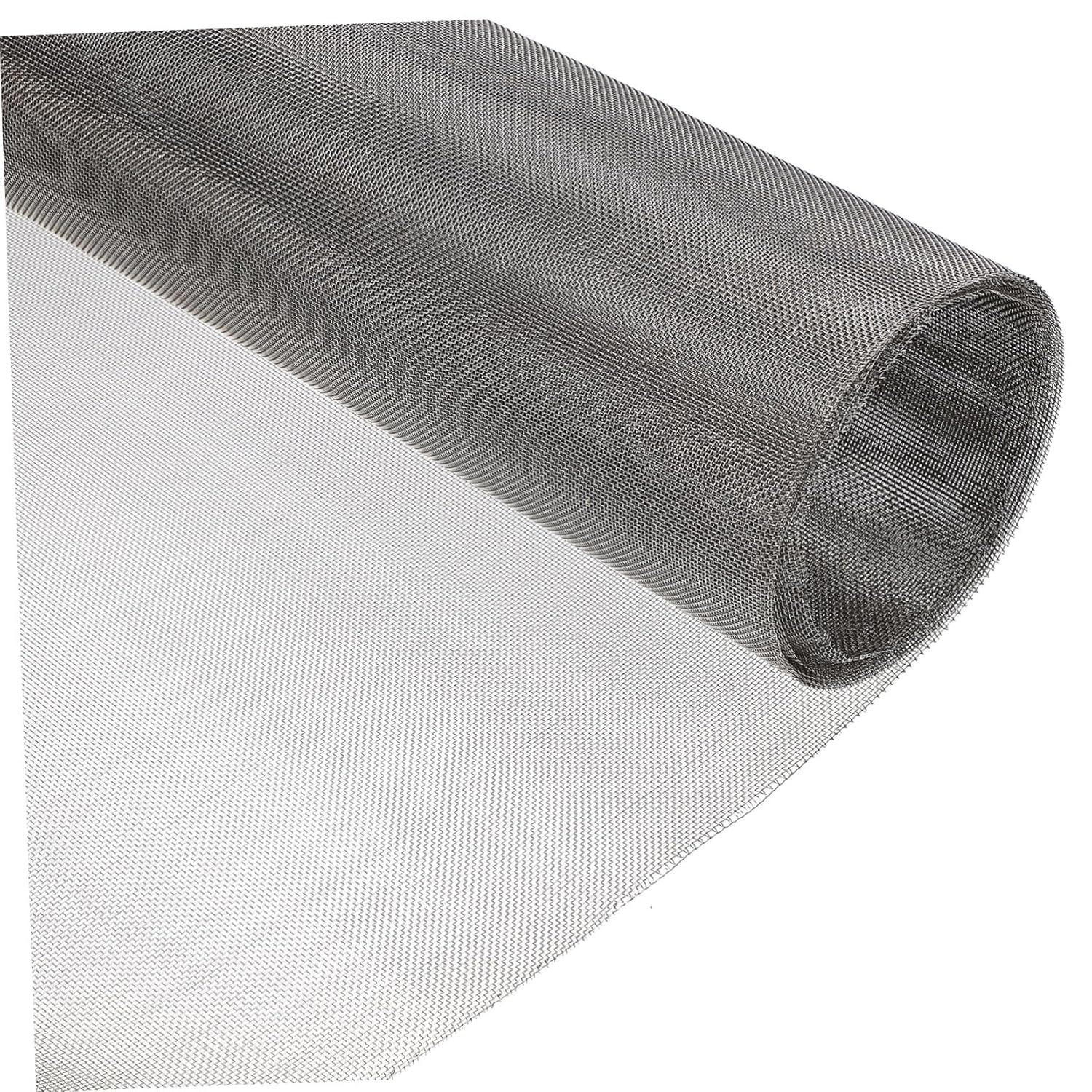 Garneck 1roll Stainless Steel Mesh for Screening Aperture Wire Easy to Cut Versatile for Ventilation and Projects