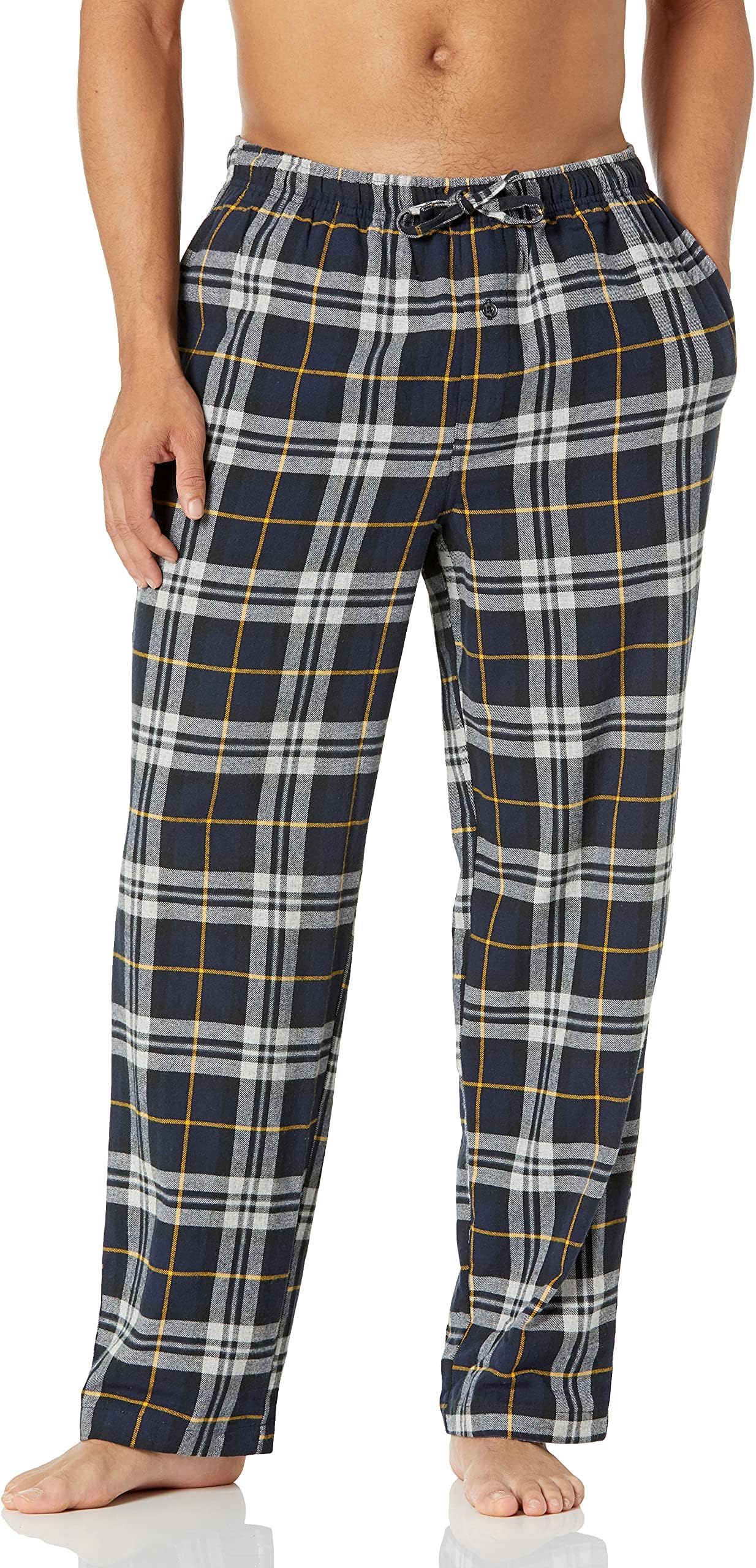 Men's Breathable Flannel Pyjama Trousers (Available in Big & Tall)